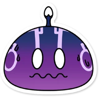 Стикер Электро слайм Genshin Impact - 11