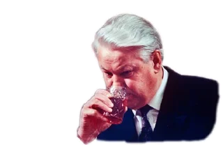 Sticker Ельцин - @atomstickers - 9