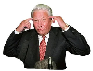 Sticker Ельцин - @atomstickers - 3