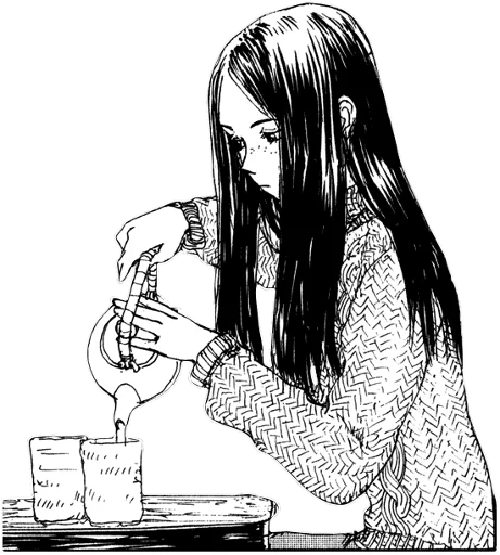 эскиз рисование женщина