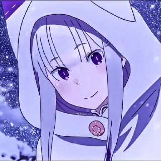 Sticker ༺𝐄𝗆𝗂𝗅𝗂𝖺 - 𝐑𝖾 𝗓𝖾𝗋𝗈) #Stickerpack - 6