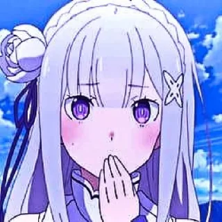 Sticker ༺𝐄𝗆𝗂𝗅𝗂𝖺 - 𝐑𝖾 𝗓𝖾𝗋𝗈) #Stickerpack - 3