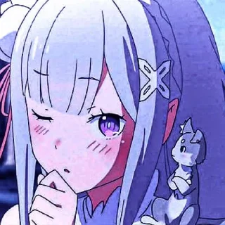 Sticker ༺𝐄𝗆𝗂𝗅𝗂𝖺 - 𝐑𝖾 𝗓𝖾𝗋𝗈) #Stickerpack - 9