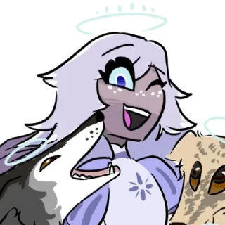 Стикер 🪽❄️ᗴᗰᏆᏞᎩ❄️🪽 - 1