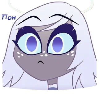 Стикер Emily from Hazbin | @MICHIDO_CLARS - 0