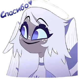 Стикер Emily from Hazbin | @MICHIDO_CLARS - 9