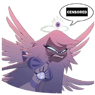 Стикер Emily from Hazbin | @MICHIDO_CLARS - 4