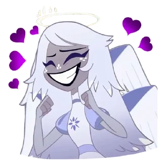 Стикер Emily from Hazbin | @MICHIDO_CLARS - 10