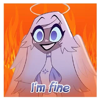 Стикер Emily from Hazbin | @MICHIDO_CLARS - 2