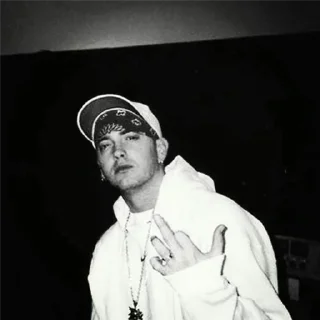 Стикер Eminem Fingers @stickersb2b - 10