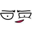 Стикер Emoji Desu - 7