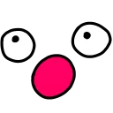 Стикер Emoji Desu - 5