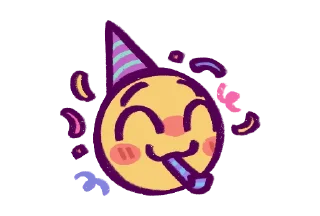 Стикер Cute Emojis | by DooZoo @doozich - 10