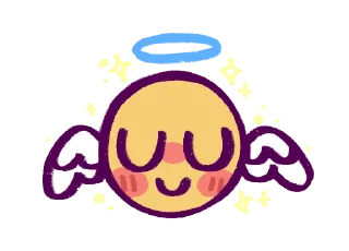 Стикер Cute Emojis | by DooZoo @doozich - 8