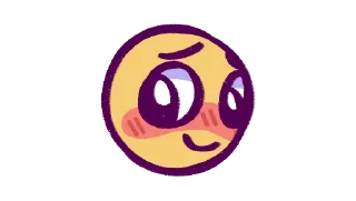 Стикер Cute Emojis | by DooZoo @doozich - 6