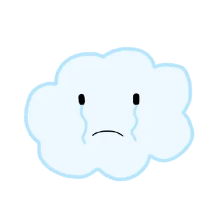 Sticker Emotional Cloud @stickersb2b - 1