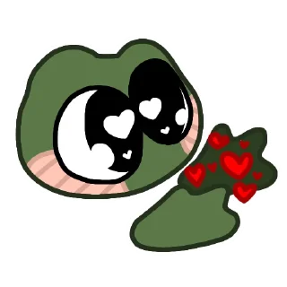 Sticker Эмоциональный Квак - 9