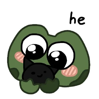 Sticker Эмоциональный Квак - 1