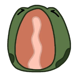 Sticker Эмоциональный Квак - 5