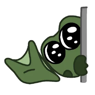 Sticker Эмоциональный Квак - 6