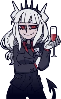 Sticker Helltaker by @Enam6327 - 9