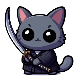 Sticker Кот Василиск - 7