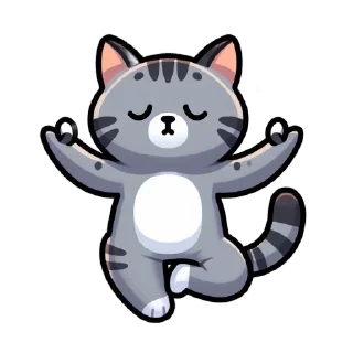 Sticker Кот Василиск - 3