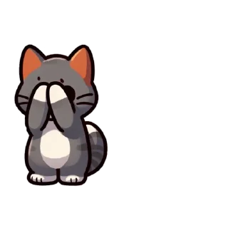 Sticker Кот Василиск - 1