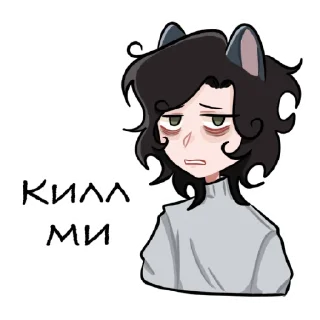 Стикер Енот - 10