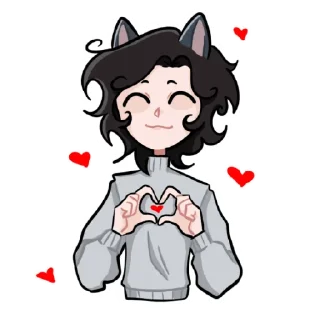 Стикер Енот - 7