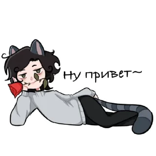 Стикер Енот - 1