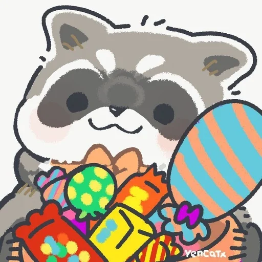 Sticker Енотики :: @fStikBot - 9