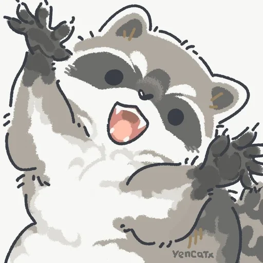 Sticker Енотики :: @fStikBot - 6