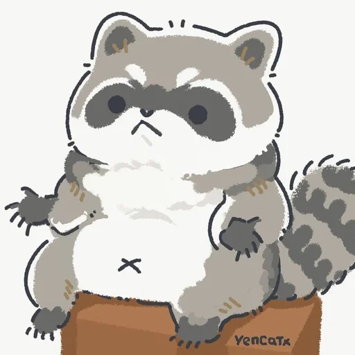 Sticker Енотики :: @fStikBot - 3