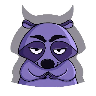 Sticker Енотя - 10