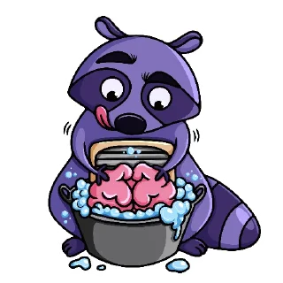 Sticker Енотя - 9