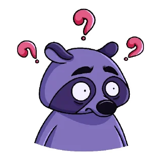 Sticker Енотя - 3