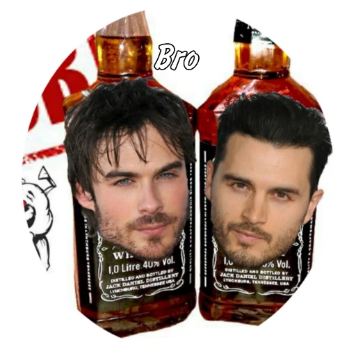 human face beverage man