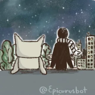 Sticker Epicurus - 1