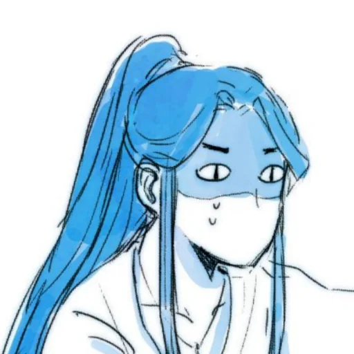 illustration sketch anime