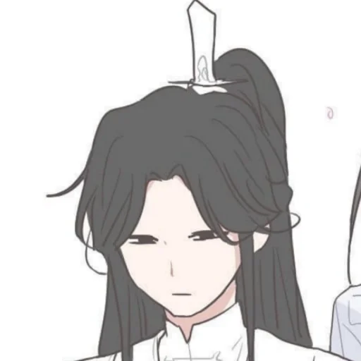 эскиз иллюстрация аниме