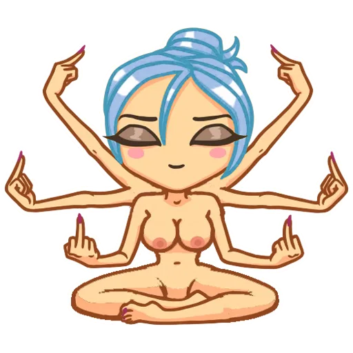 Стикер Erotic Marie by @R_o_o_m - 9