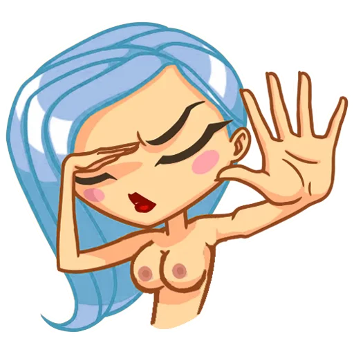 Стикер Erotic Marie by @R_o_o_m - 8