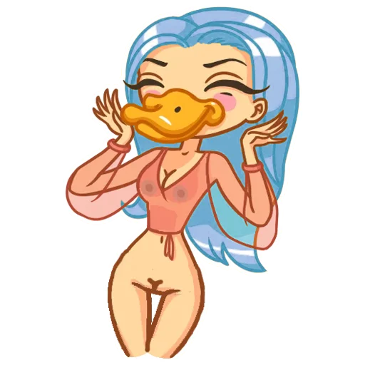 Стикер Erotic Marie by @R_o_o_m - 3