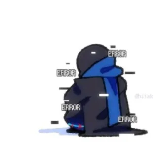 Стикер Error Sans - 6