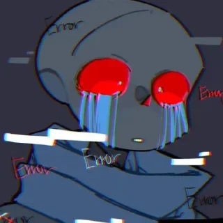 Стикер Error Sans - 5