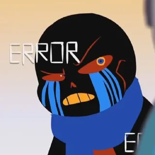 Стикер Error Sans - 1