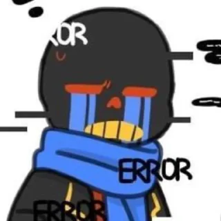 Стикер Error Sans - 11
