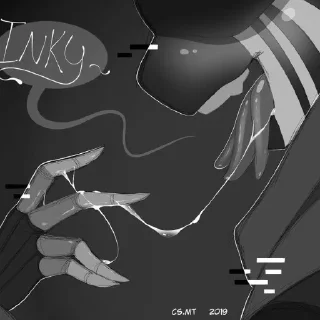 Стикер Глючный гаптофоб - 9