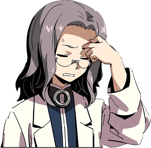 anime cartoon human face